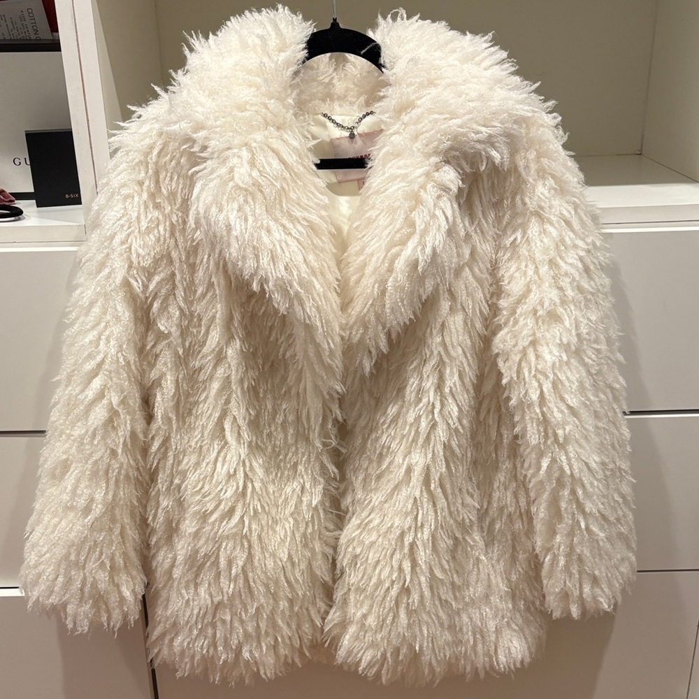 Lucky Brand Cream Teddy Jacket
